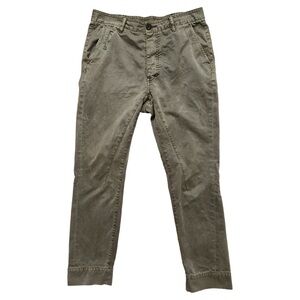 Allsaints Pants Mens Size 30 Idaho Chino Spital Fields Military Army Green